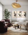 Inked Whispers Set of 3 Wall Art - Blanq Canvas