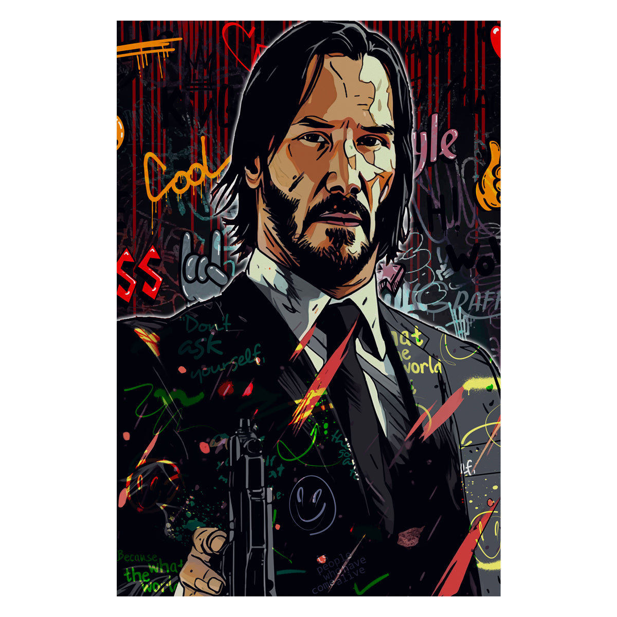 John Wick Canvas 
