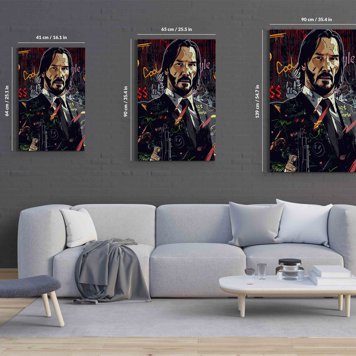 John Wick Canvas 