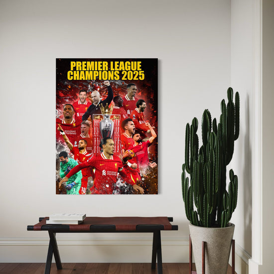 LIVERPOOL 2025 CHAMPIONS CANVAS 