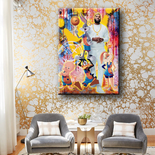 Lebron Squad Link Up Canvas 