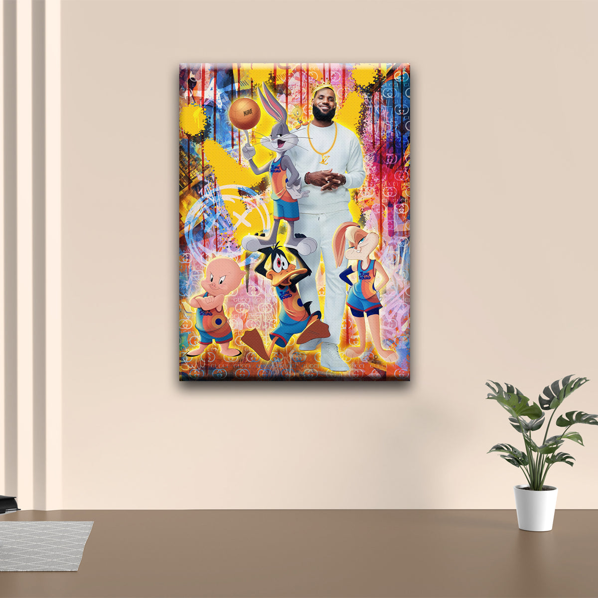 Lebron Squad Link Up Canvas 