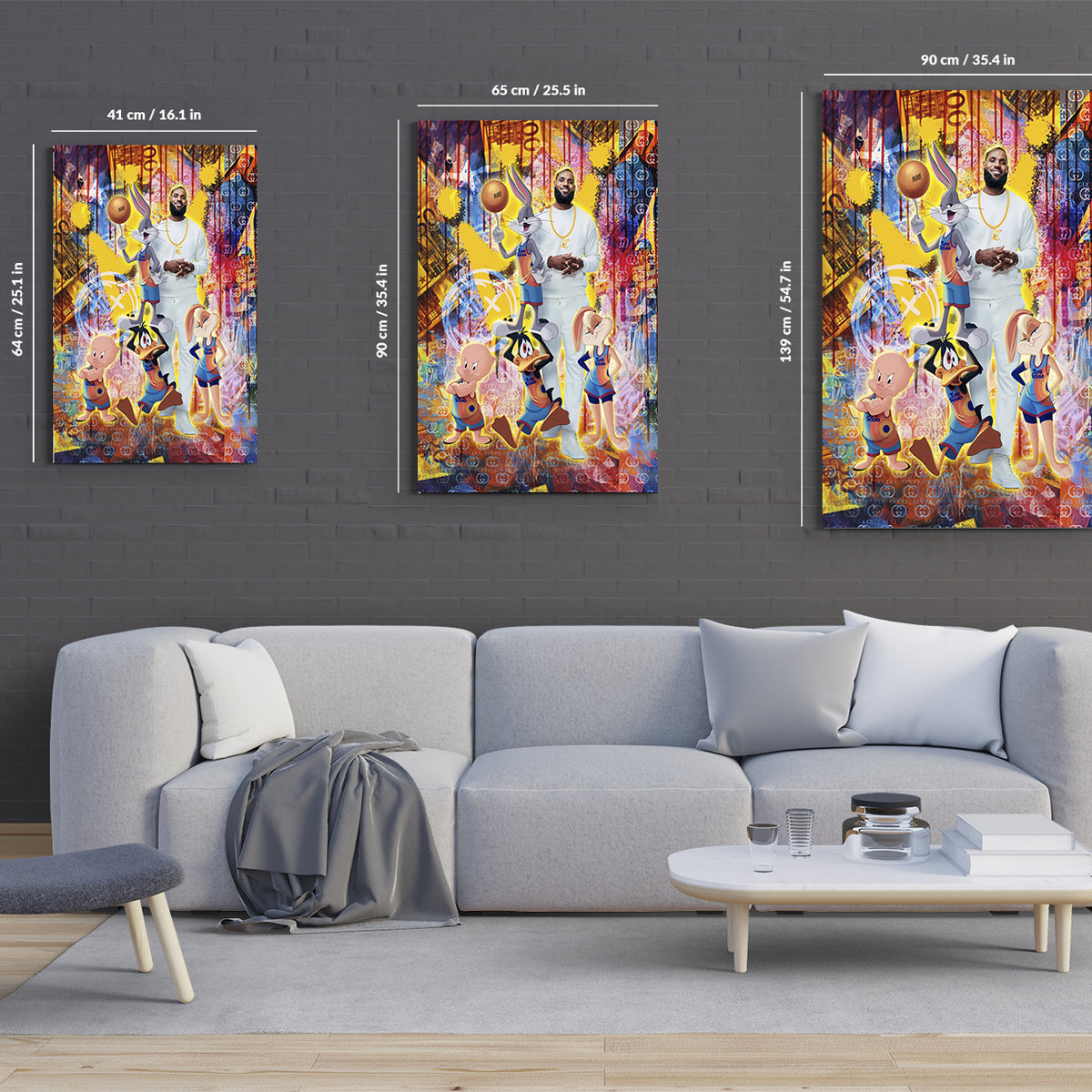 Lebron Squad Link Up Canvas 