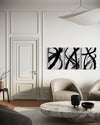 MIDNIGHT MOTION SET OF 3 WALL ART 