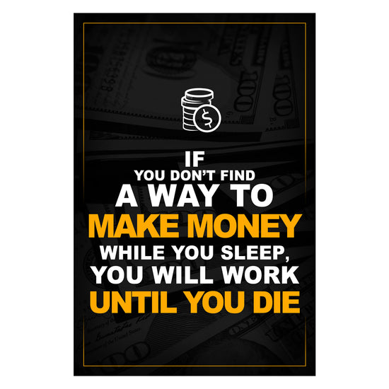 Make Money Whilst Your Sleep Canvas 