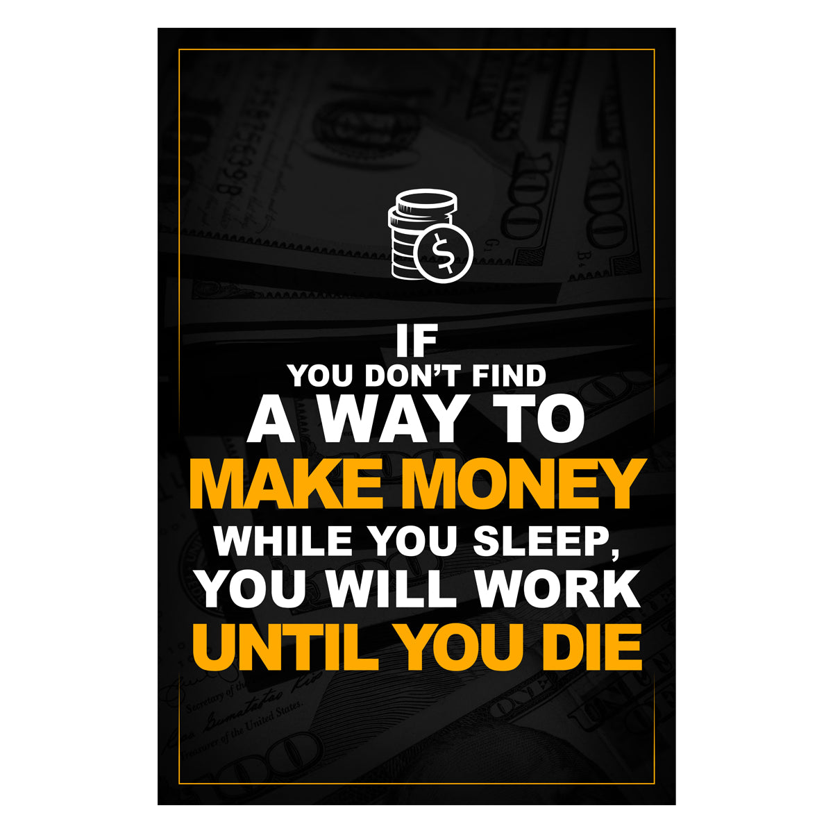 Make Money Whilst Your Sleep Canvas 