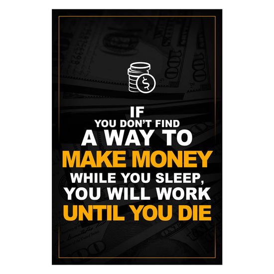 Make Money Whilst Your Sleep Canvas 
