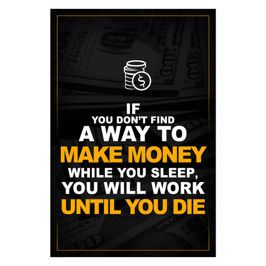 Make Money Whilst Your Sleep Canvas 