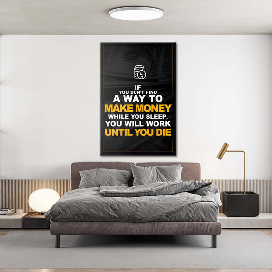 Make Money Whilst Your Sleep Canvas 
