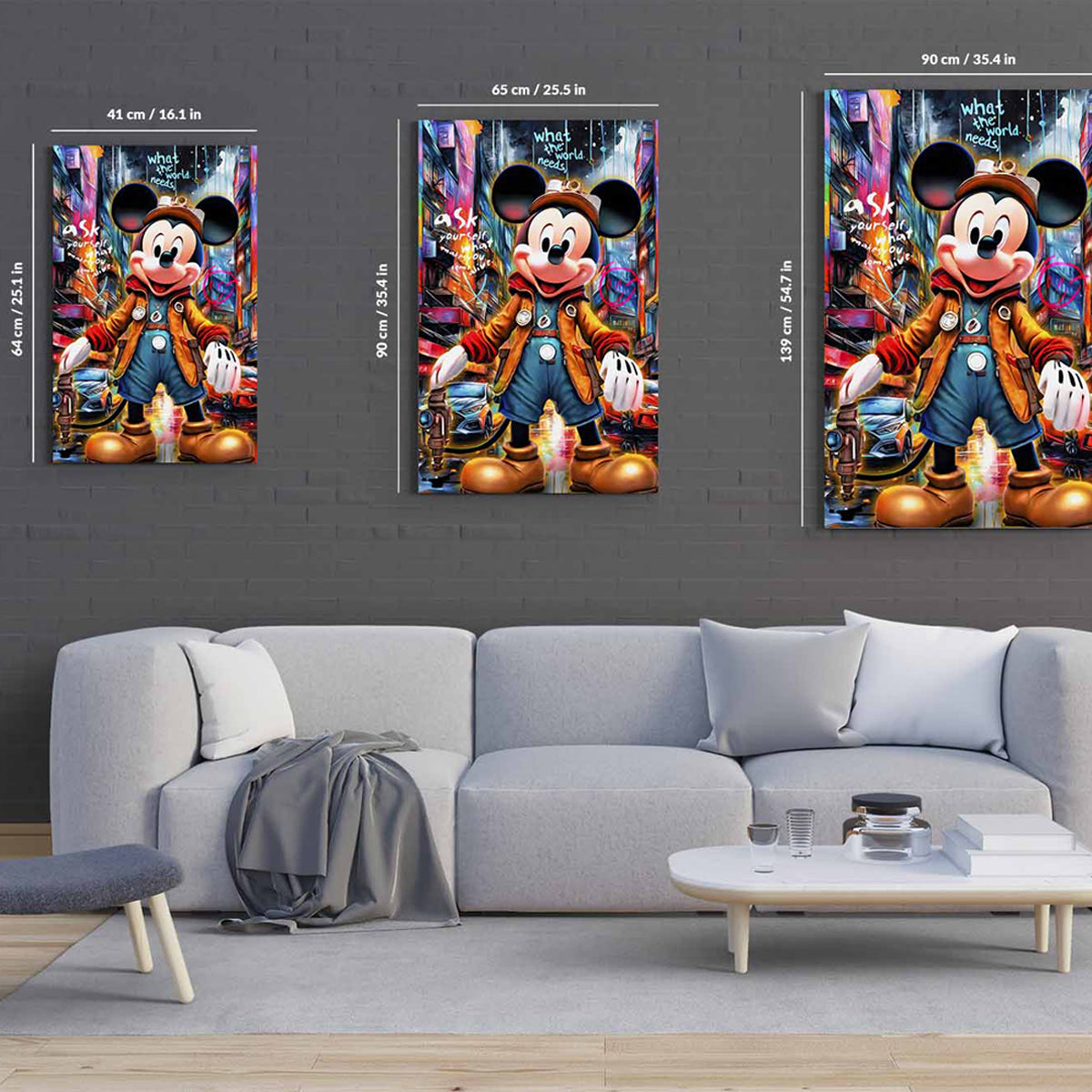 Micky Traveler Canvas 