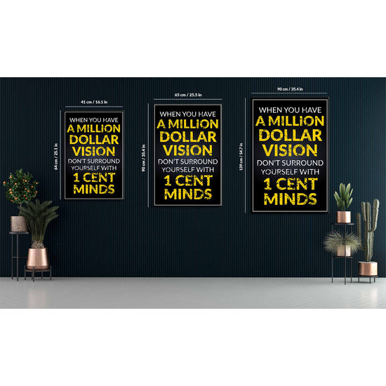 Million Dollar Vison Canvas 
