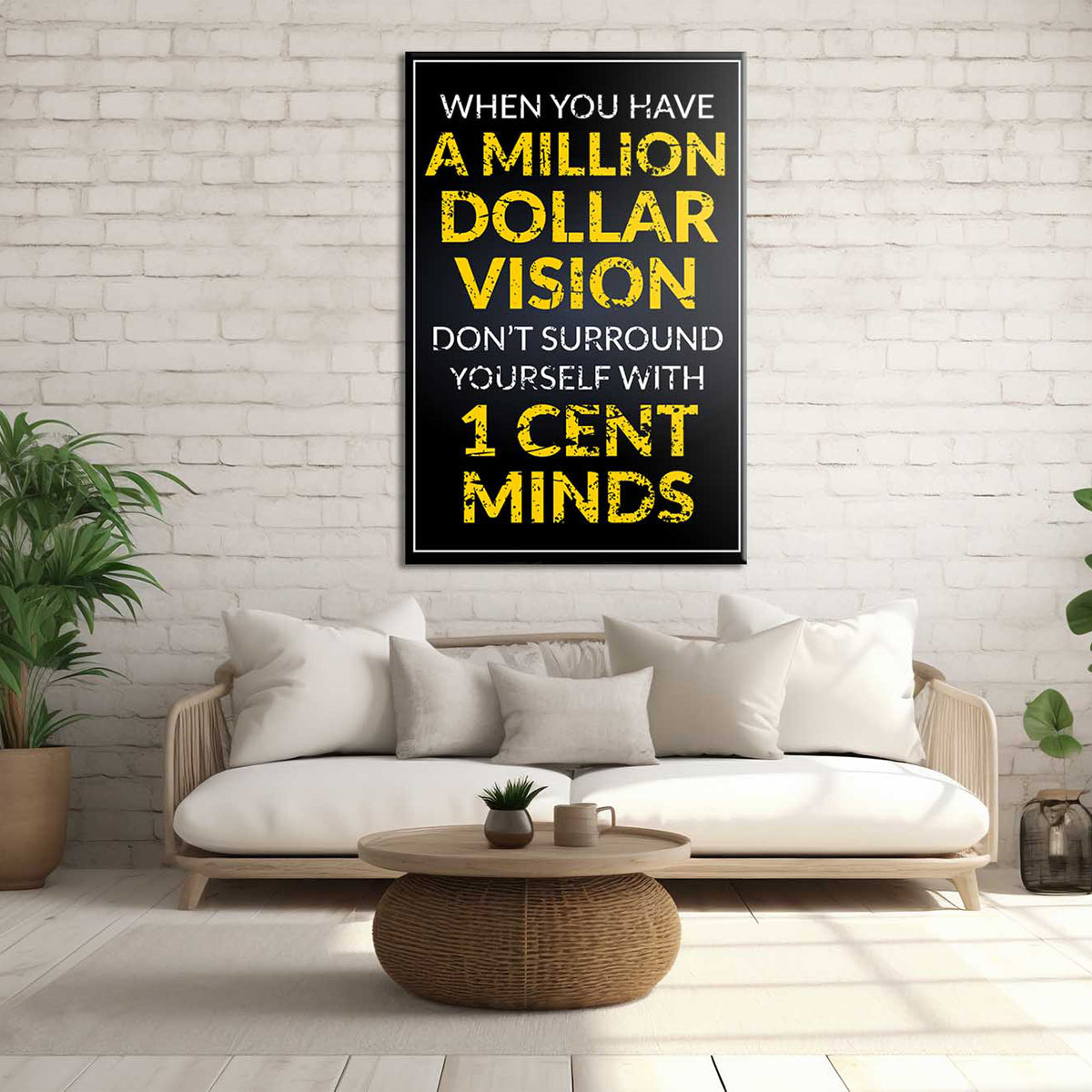 Million Dollar Vison Canvas 