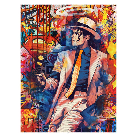 Mj Graffiti Canvas 