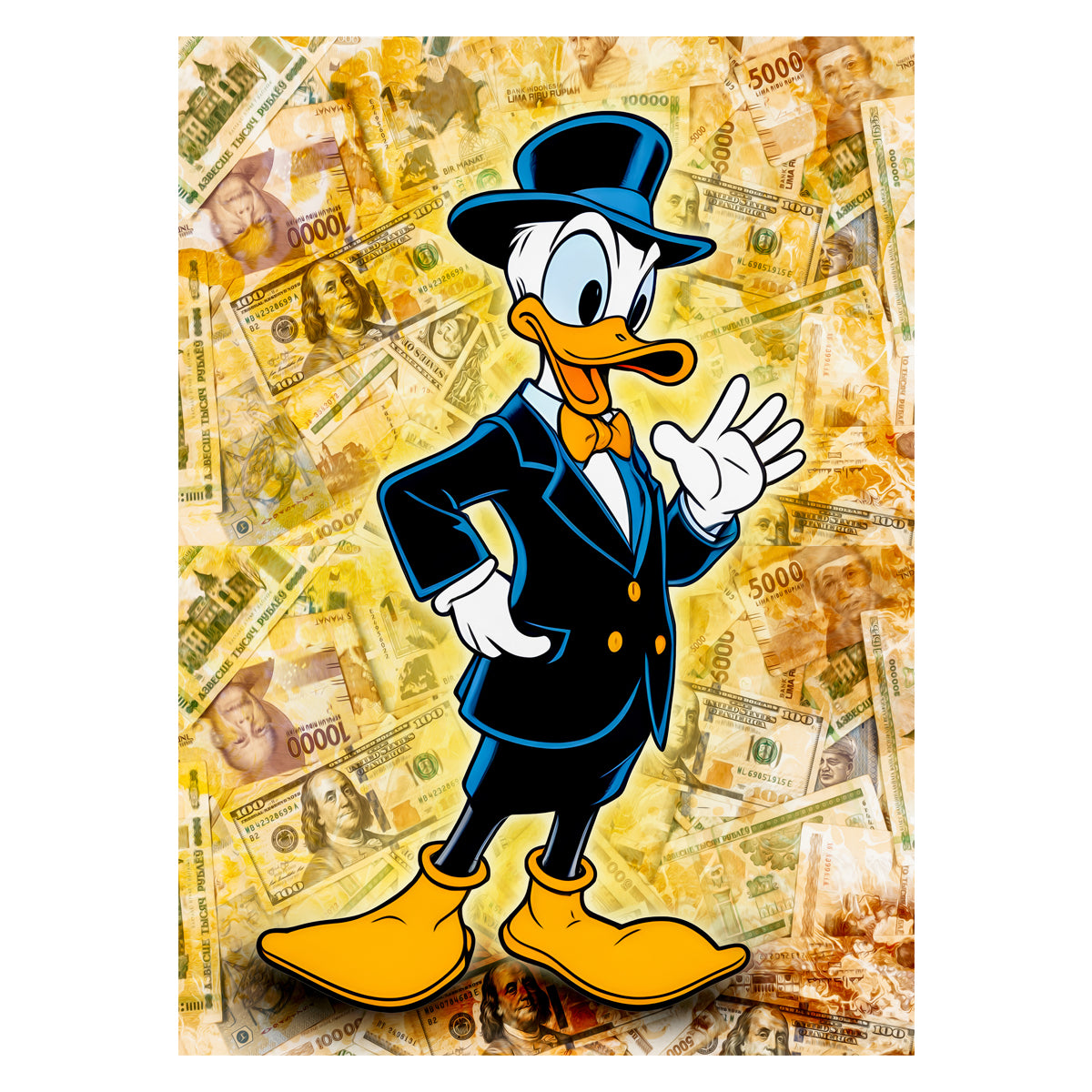 Money Duck Canvas 