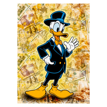 Money Duck Canvas 