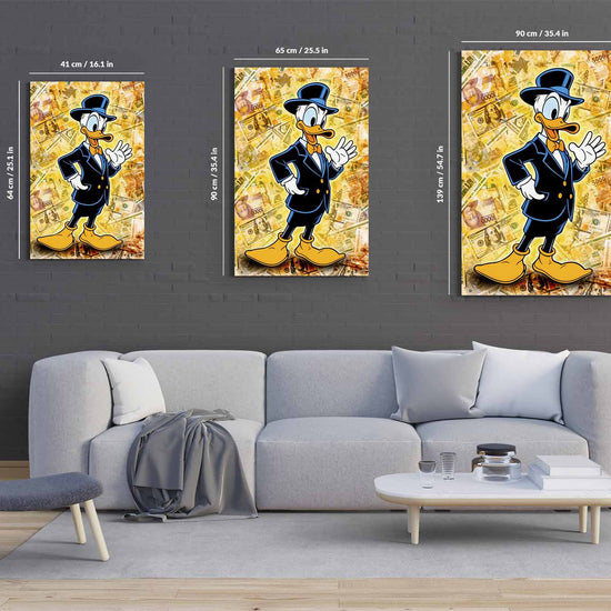Money Duck Canvas 