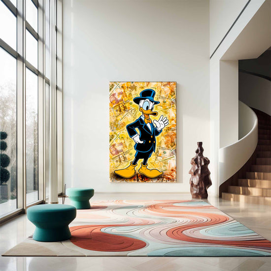 Money Duck Canvas 