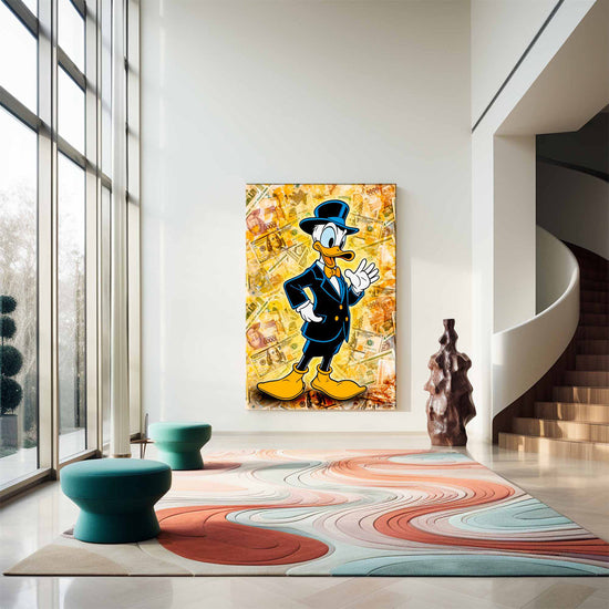 Money Duck Canvas 