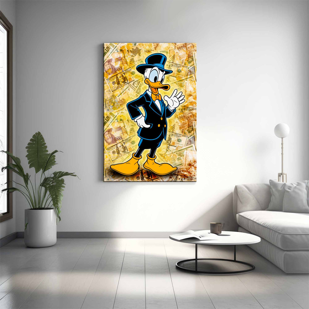 Money Duck Canvas 