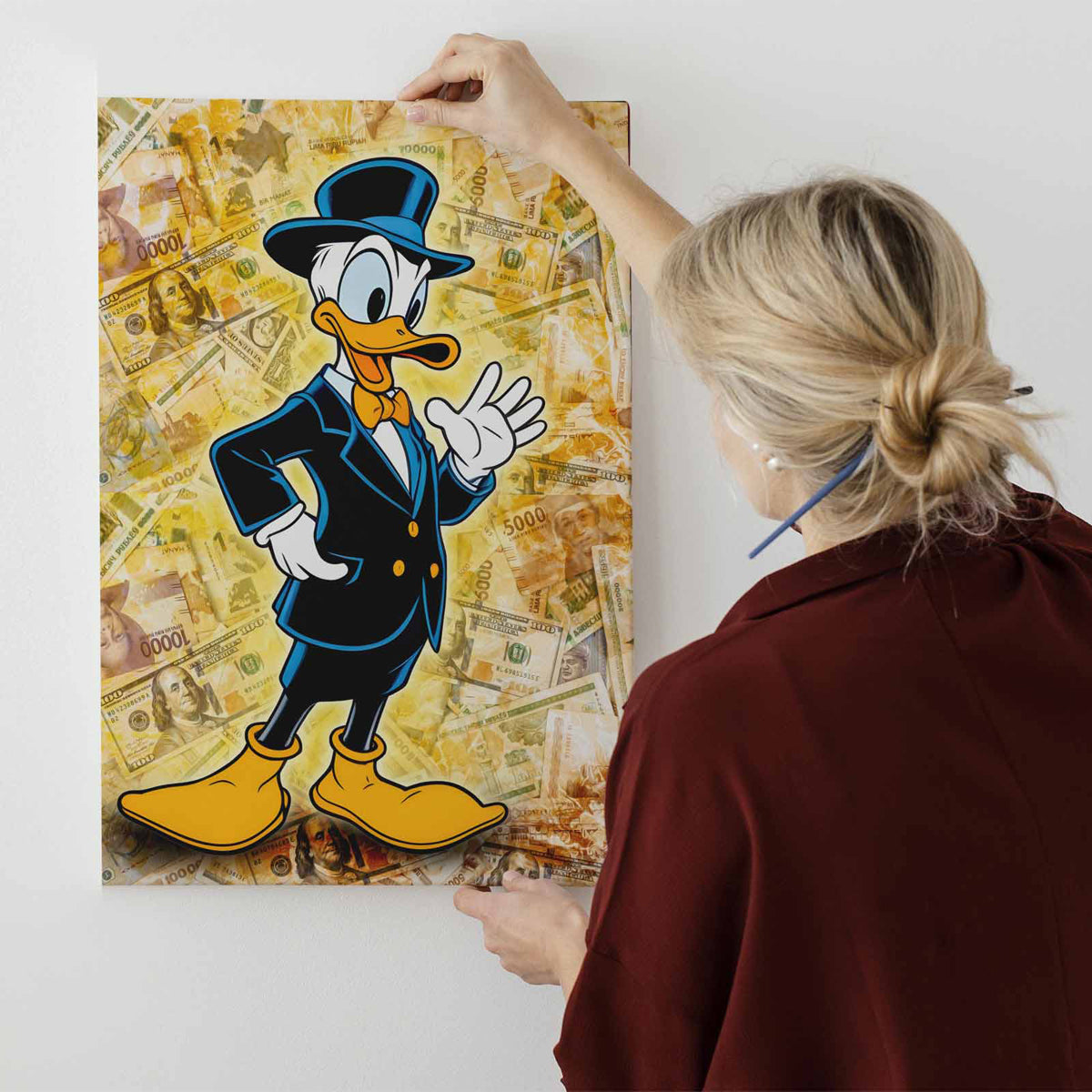 Money Duck Canvas 
