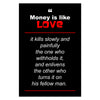 Money Is Like Love Canvas 
