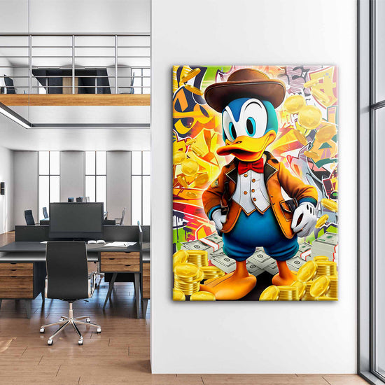 Money Scrooge Canvas 
