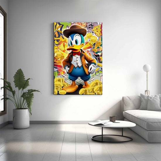 Money Scrooge Canvas 