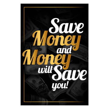 Money Will Save You Canvas 