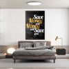Money Will Save You Canvas 