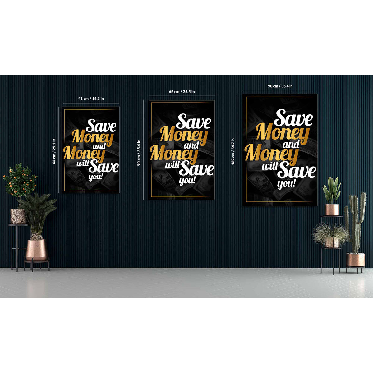 Money Will Save You Canvas 