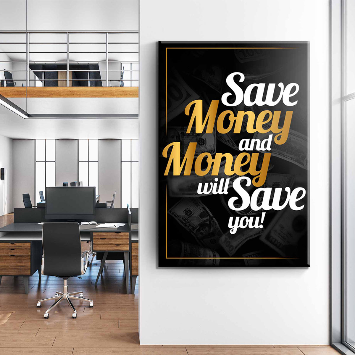 Money Will Save You Canvas 