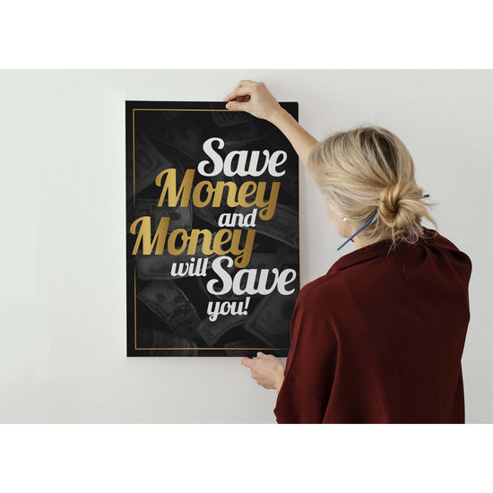 Money Will Save You Canvas 