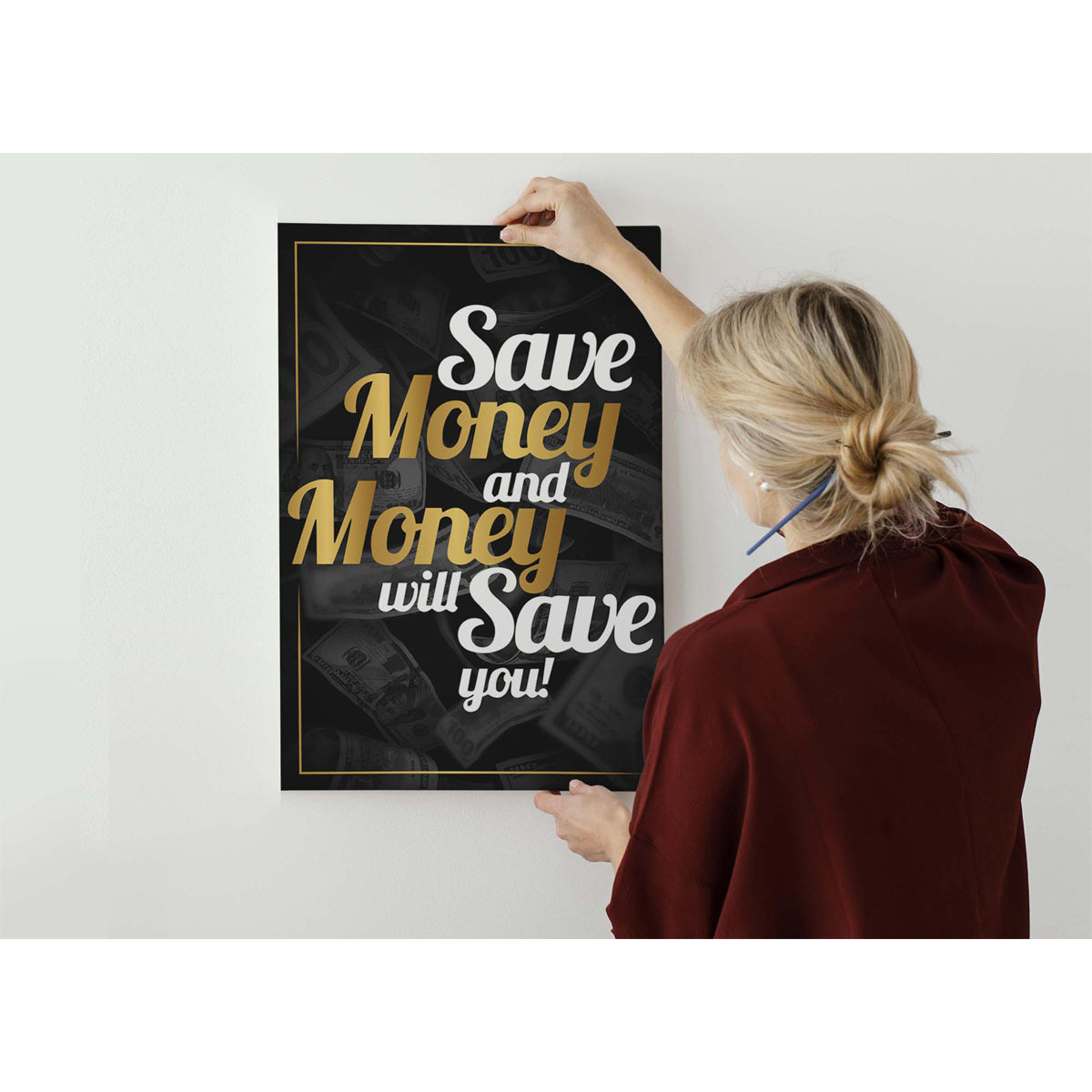 Money Will Save You Canvas 