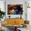 Mystic Gaze Abstract Canvas