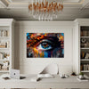 Mystic Gaze Abstract Canvas