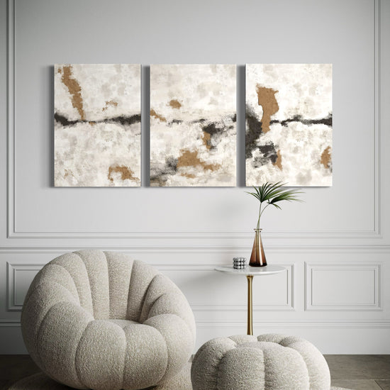 Neutral Narratives Set Of 3 Wall Art 