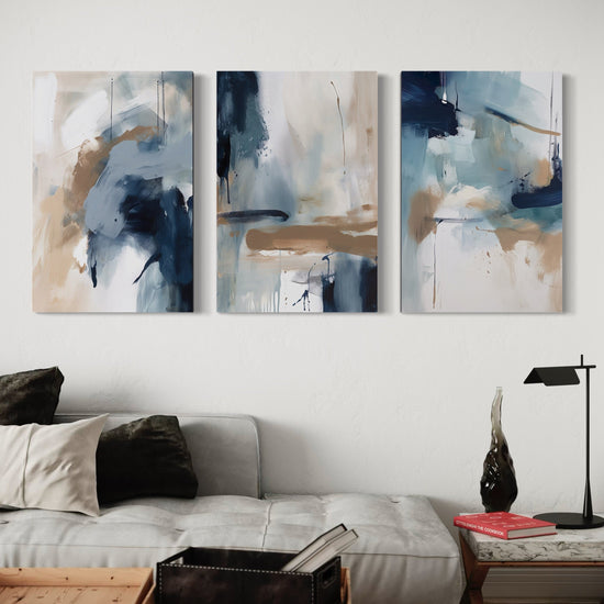 OCEANS EMBRACE SET OF 3 WALL ART 