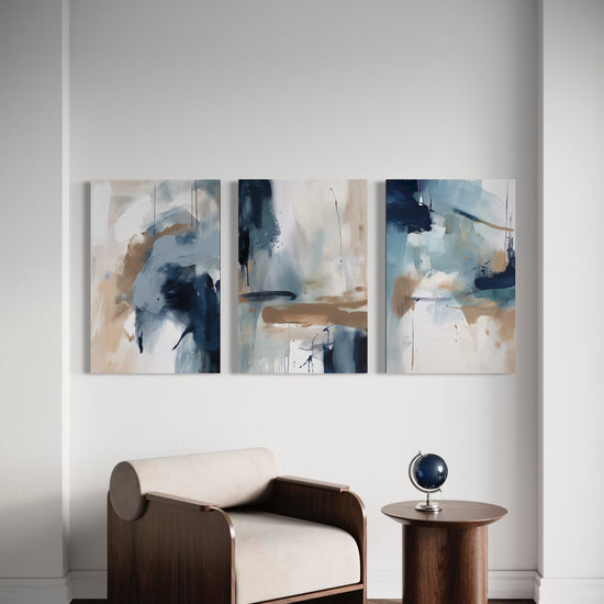 OCEANS EMBRACE SET OF 3 WALL ART 