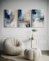 OCEANS EMBRACE SET OF 3 WALL ART 