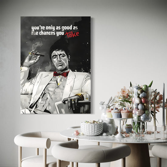 Only As Good As The Chances You Take Canvas - Blanq Canvas