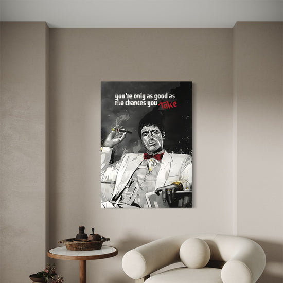 Only As Good As The Chances You Take Canvas - Blanq Canvas