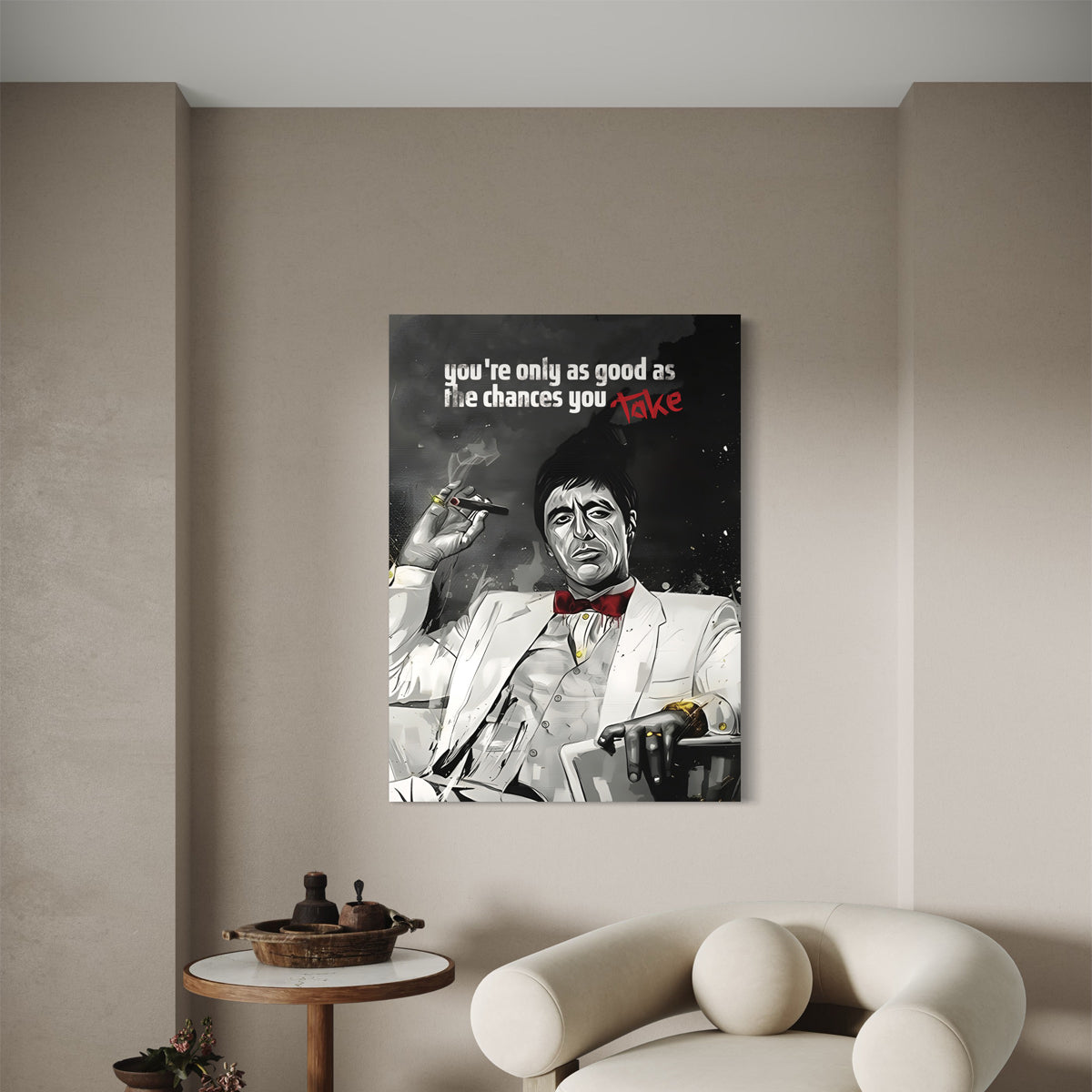 Only As Good As The Chances You Take Canvas - Blanq Canvas
