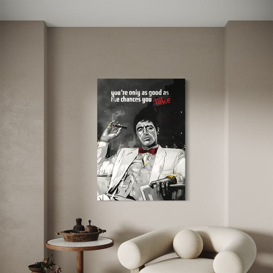 Only As Good As The Chances You Take Canvas - Blanq Canvas