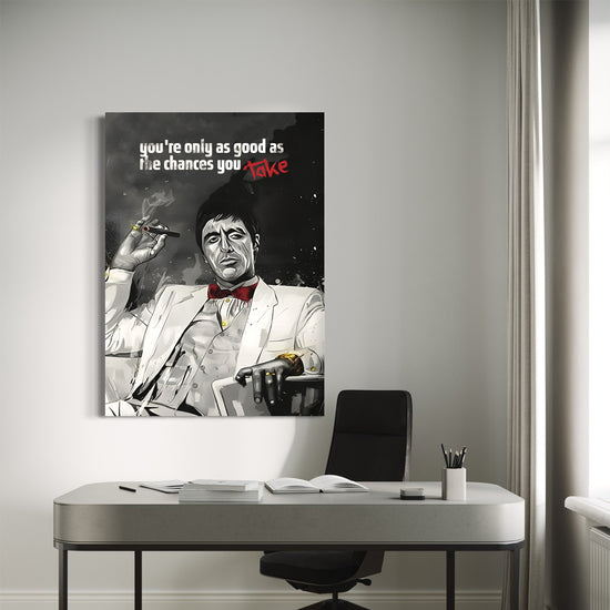 Only As Good As The Chances You Take Canvas - Blanq Canvas