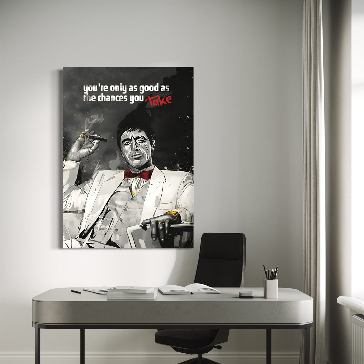 Only As Good As The Chances You Take Canvas - Blanq Canvas