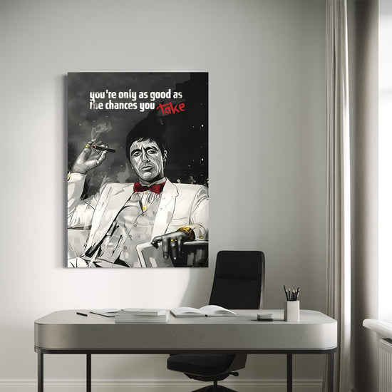 Only As Good As The Chances You Take Canvas - Blanq Canvas