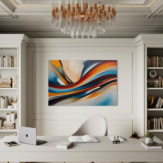 Rainbow Reverie Abstract Canvas