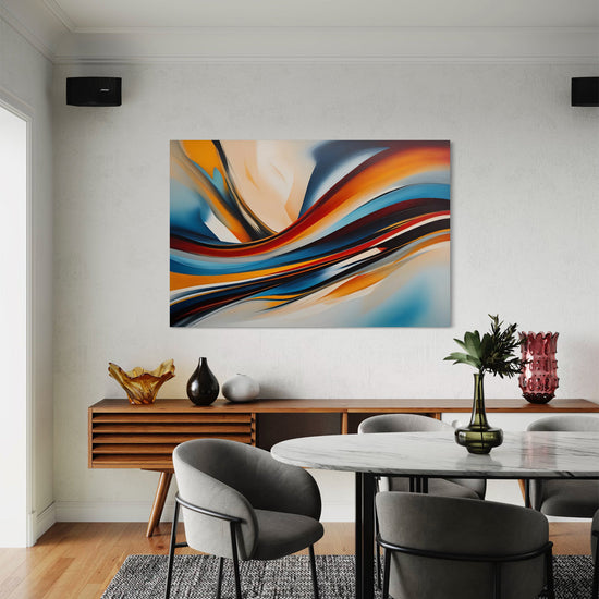 Rainbow Reverie Abstract Canvas