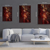 Red Abstract Canvas 