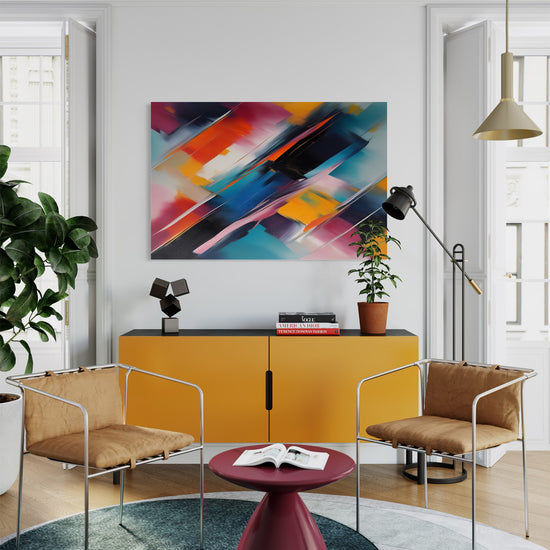 Rhapsody in Color Abstract Canvas